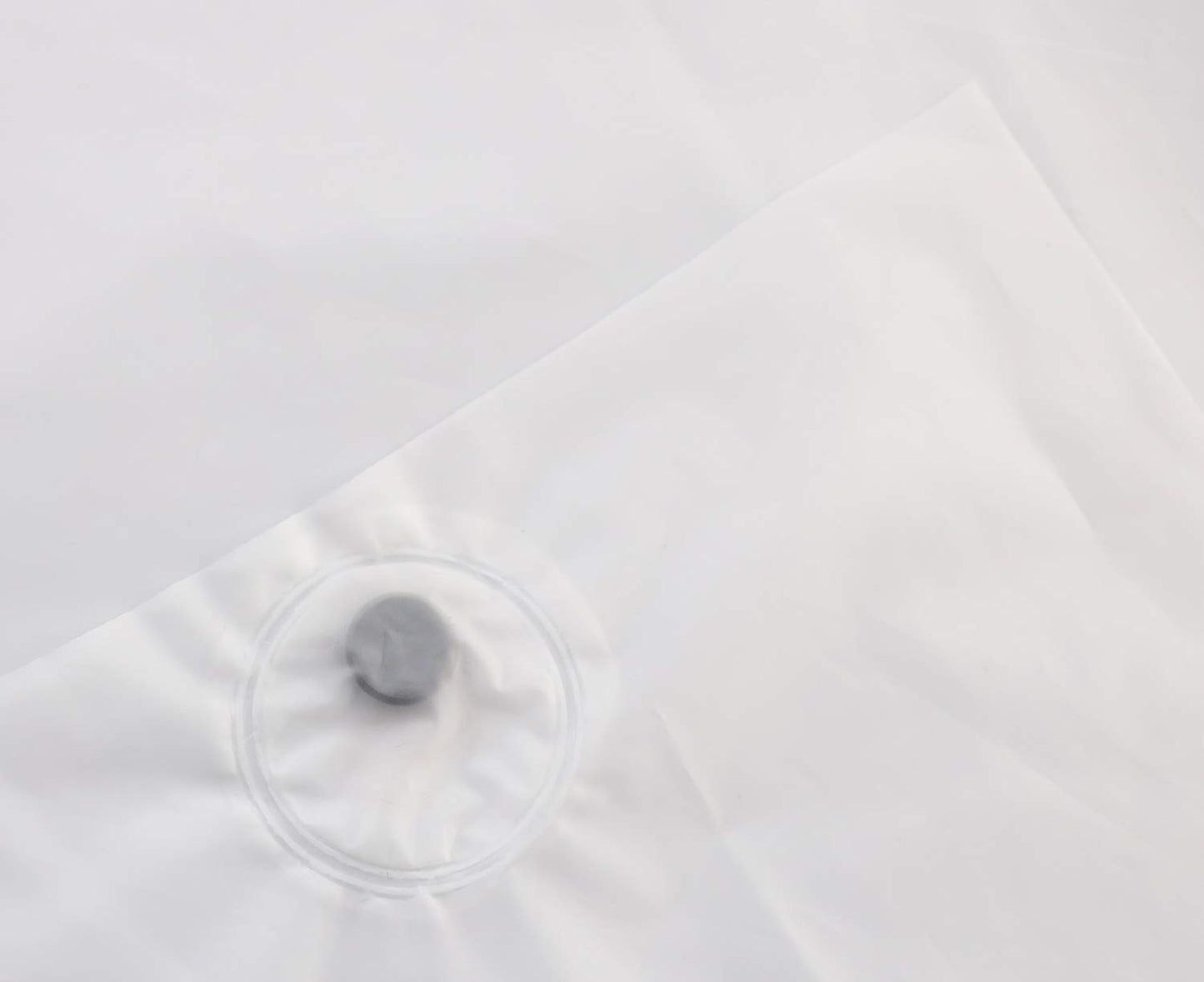 Barossa Design Plastic(PEVA) Snap in Shower Curtain Liner Replacement with Magnets Removable Liner