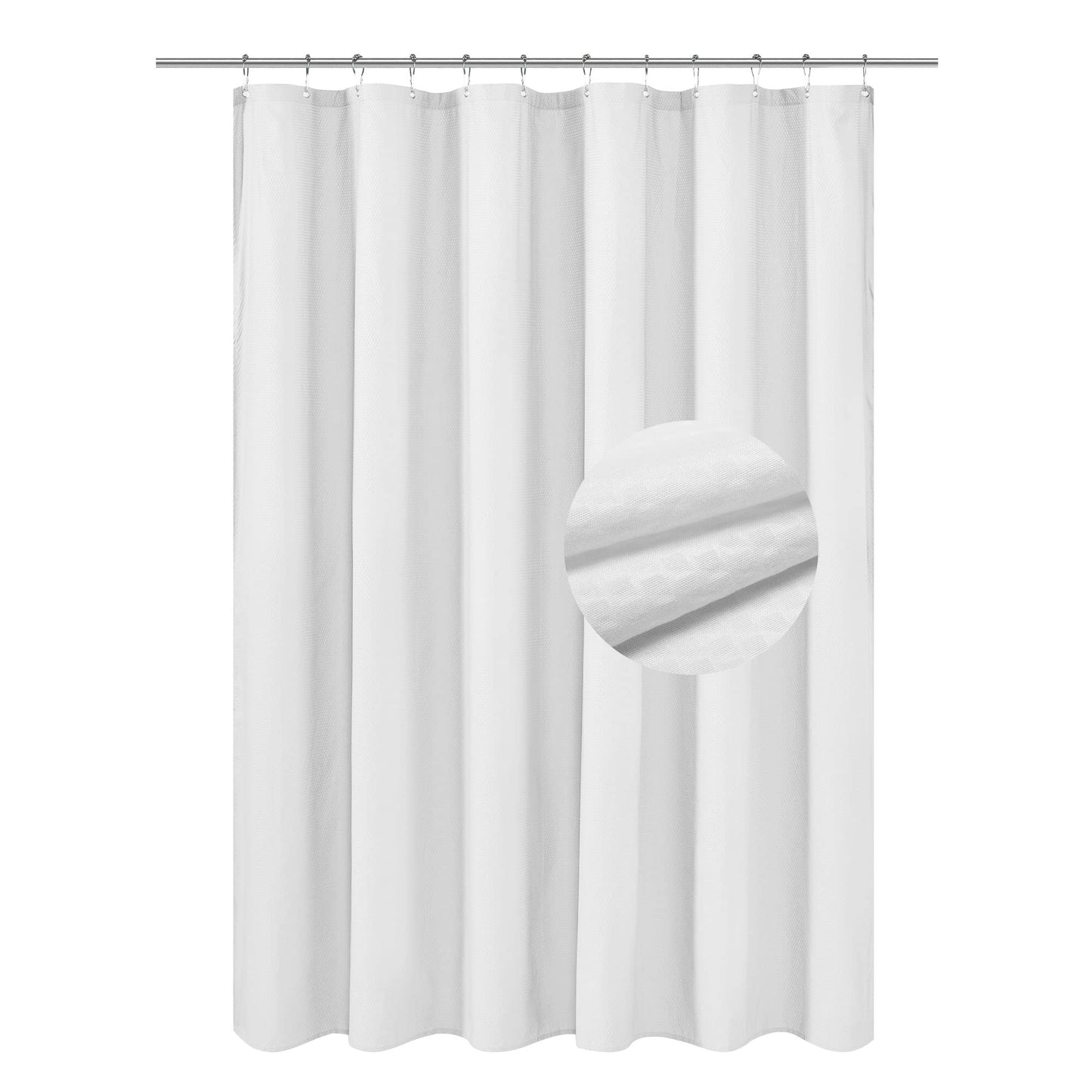 Barossa Design Waterproof Fabric Shower Curtain or Liner Microfiber