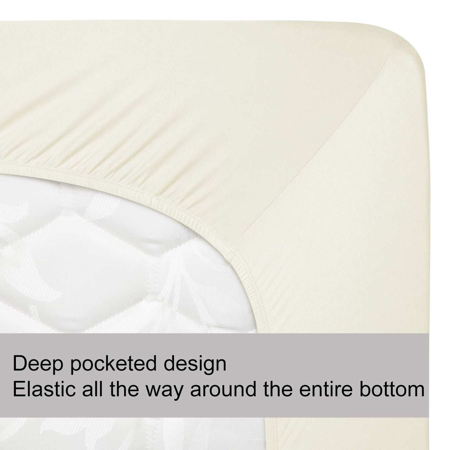 Barossa Design Soft Stretch Fitted Sheet