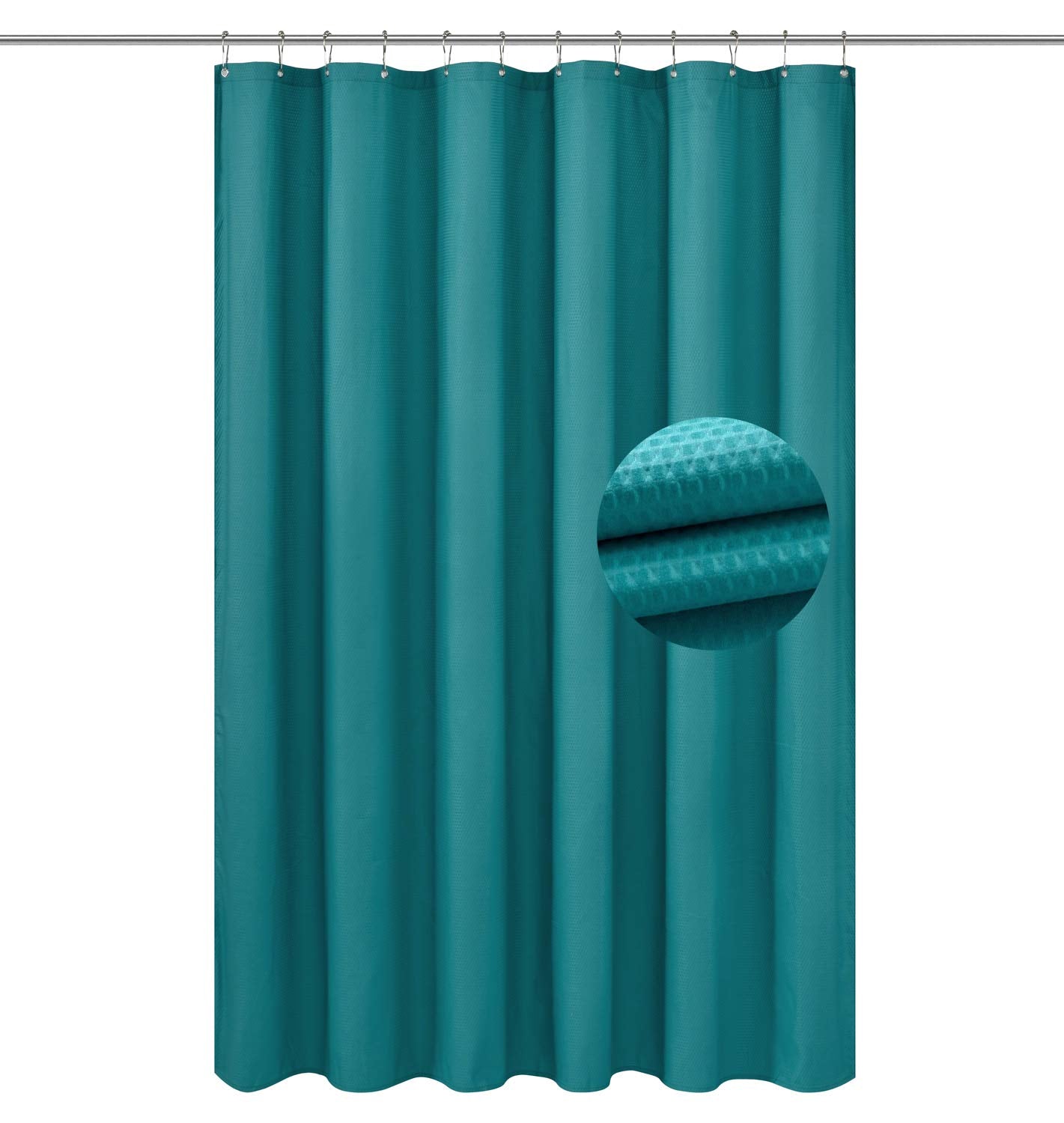 Barossa Design Waterproof Fabric Shower Curtain or Liner Microfiber