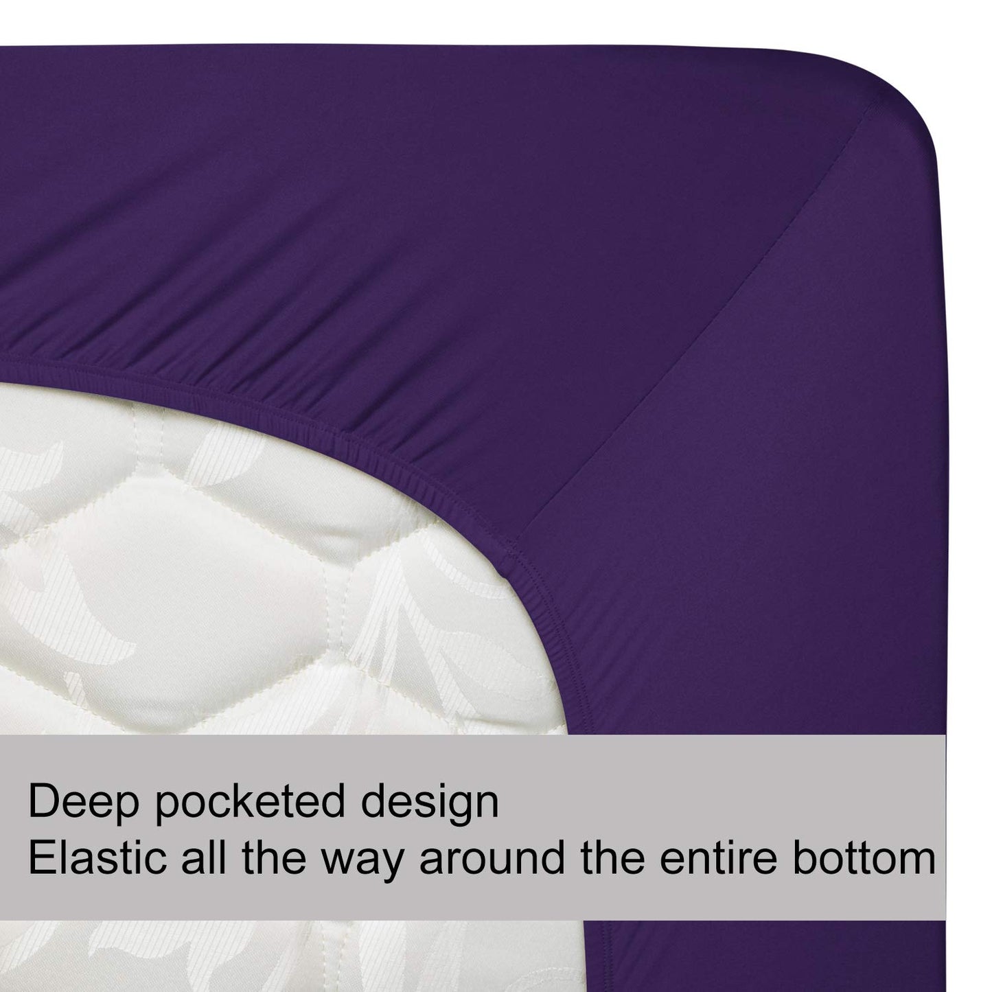 Barossa Design Soft Stretch Fitted Sheet