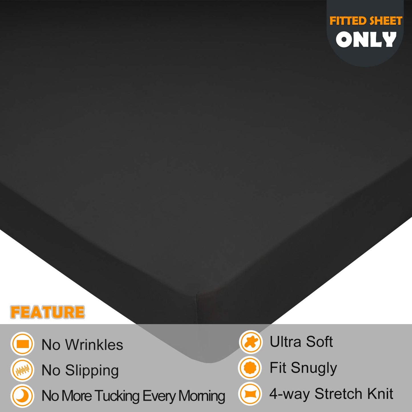 Barossa Design Soft Stretch Fitted Sheet