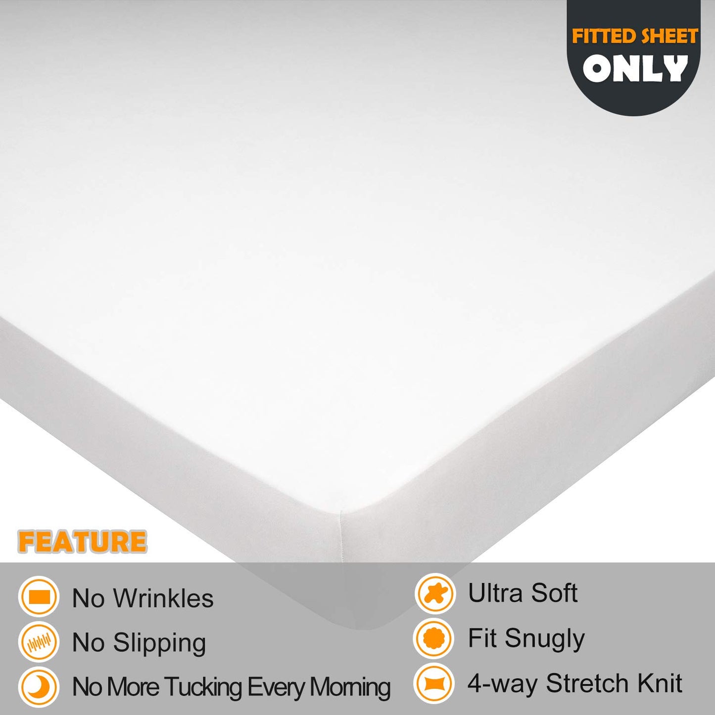 Barossa Design Soft Stretch Fitted Sheet