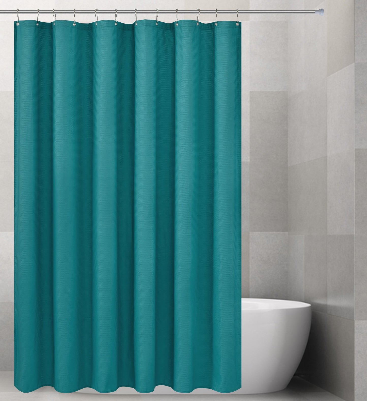 Barossa Design Waterproof Fabric Shower Curtain or Liner Microfiber