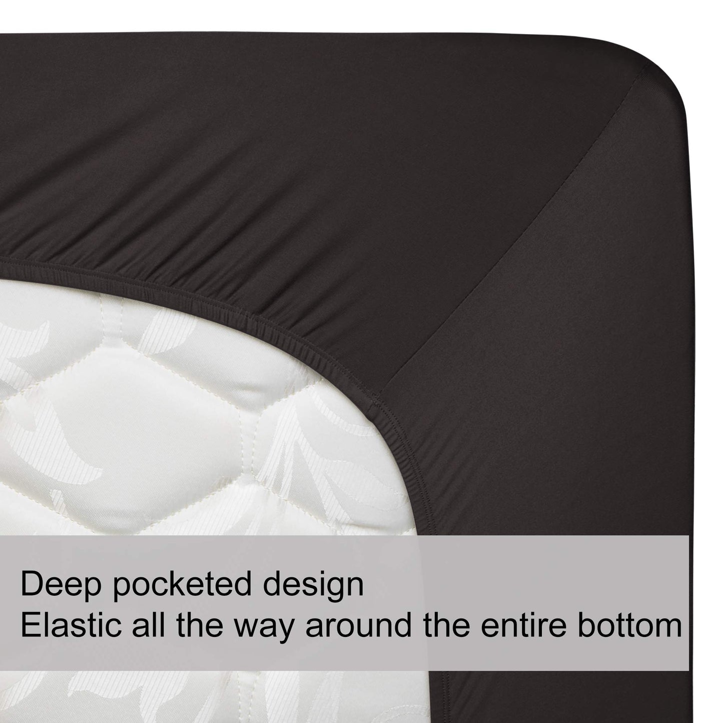 Barossa Design Soft Stretch Fitted Sheet