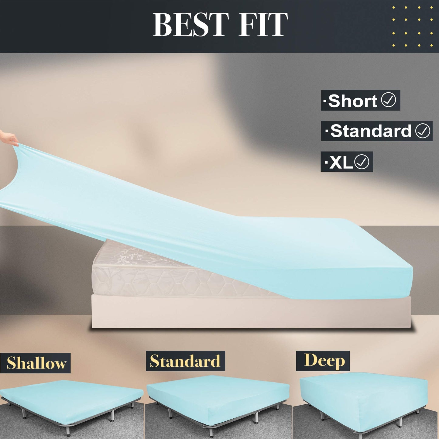 Barossa Design Soft Stretch Fitted Sheet