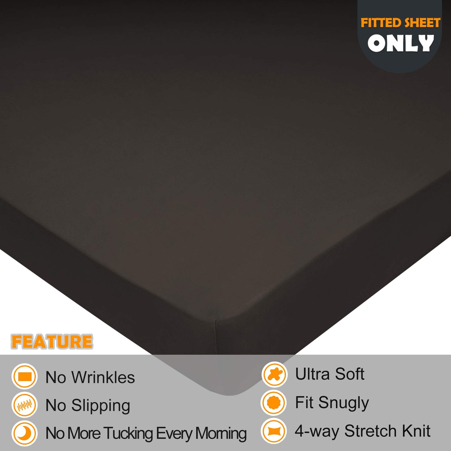 Barossa Design Soft Stretch Fitted Sheet