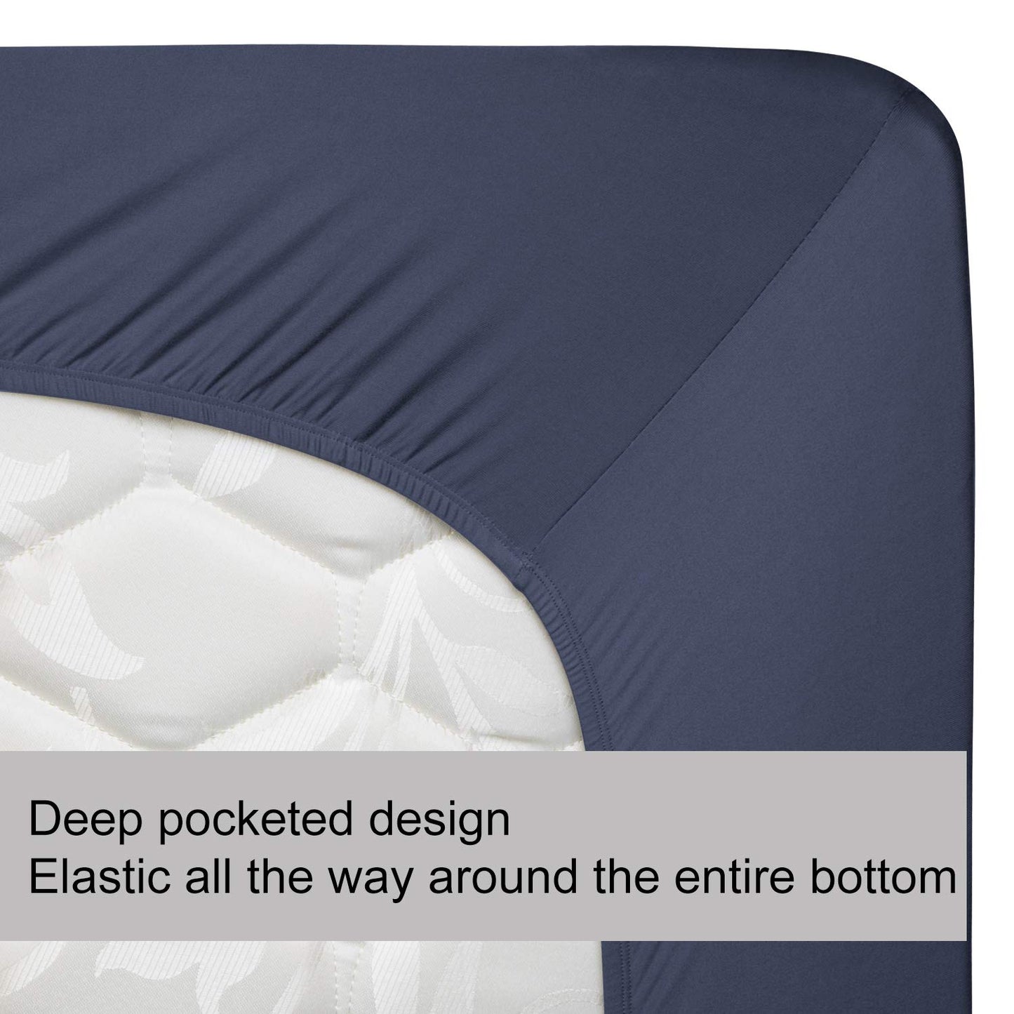 Barossa Design Soft Stretch Fitted Sheet