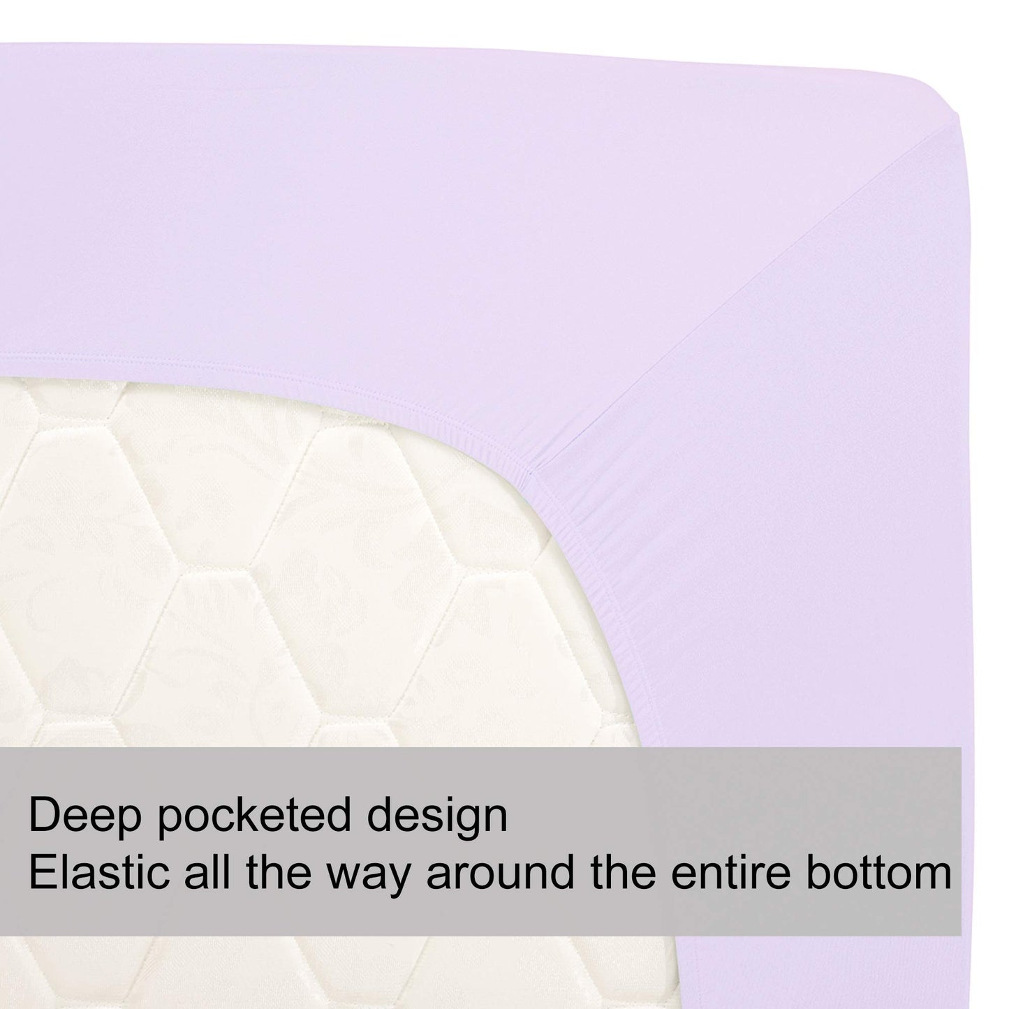 Barossa Design Soft Stretch Fitted Sheet