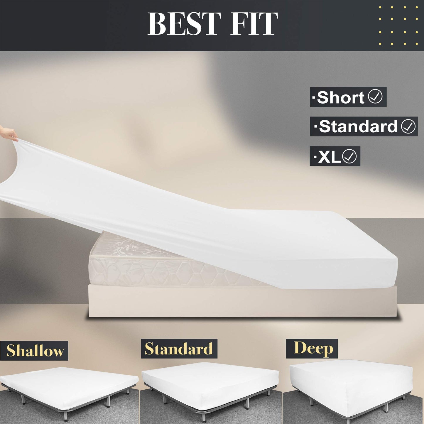 Barossa Design Soft Stretch Fitted Sheet
