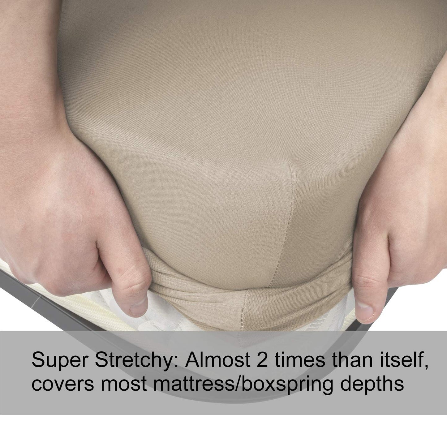 Barossa Design Soft Stretch Fitted Sheet