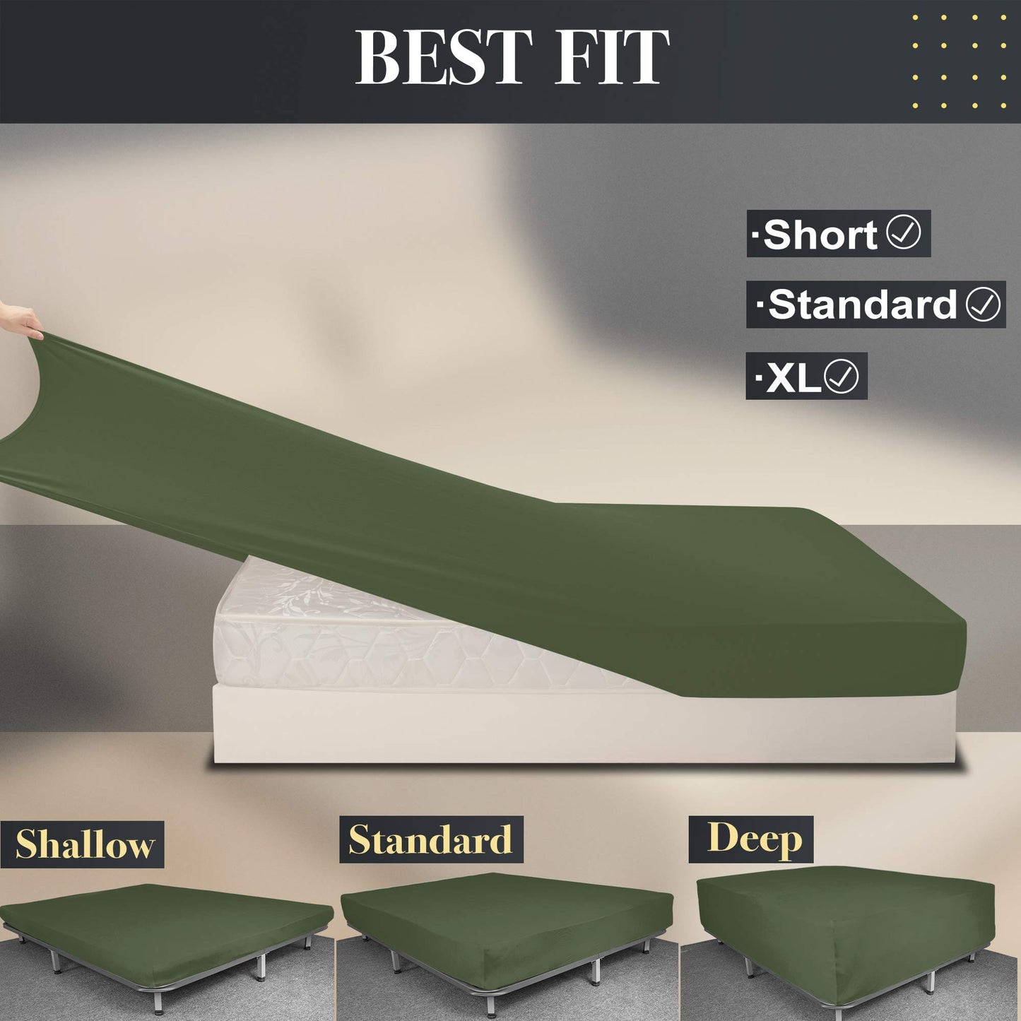 Barossa Design Soft Stretch Fitted Sheet
