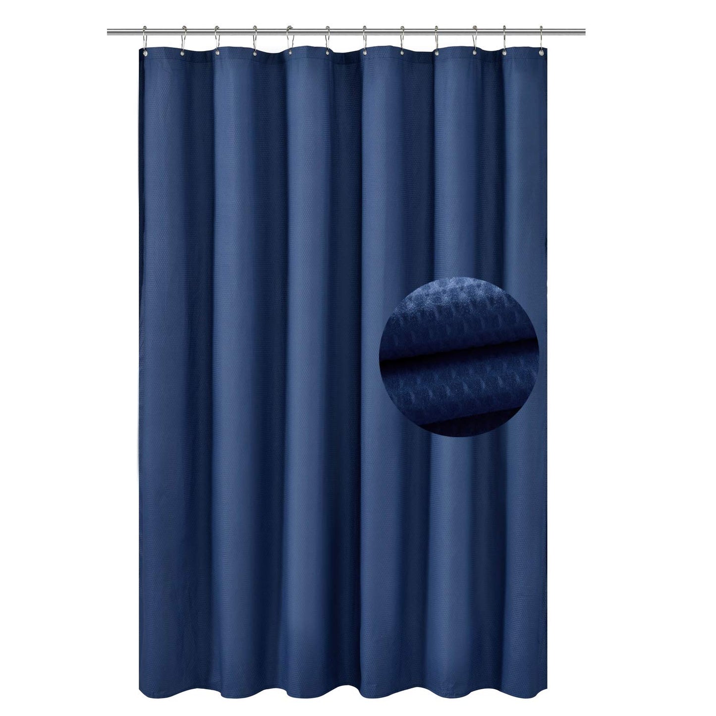Barossa Design Waterproof Fabric Shower Curtain or Liner Microfiber