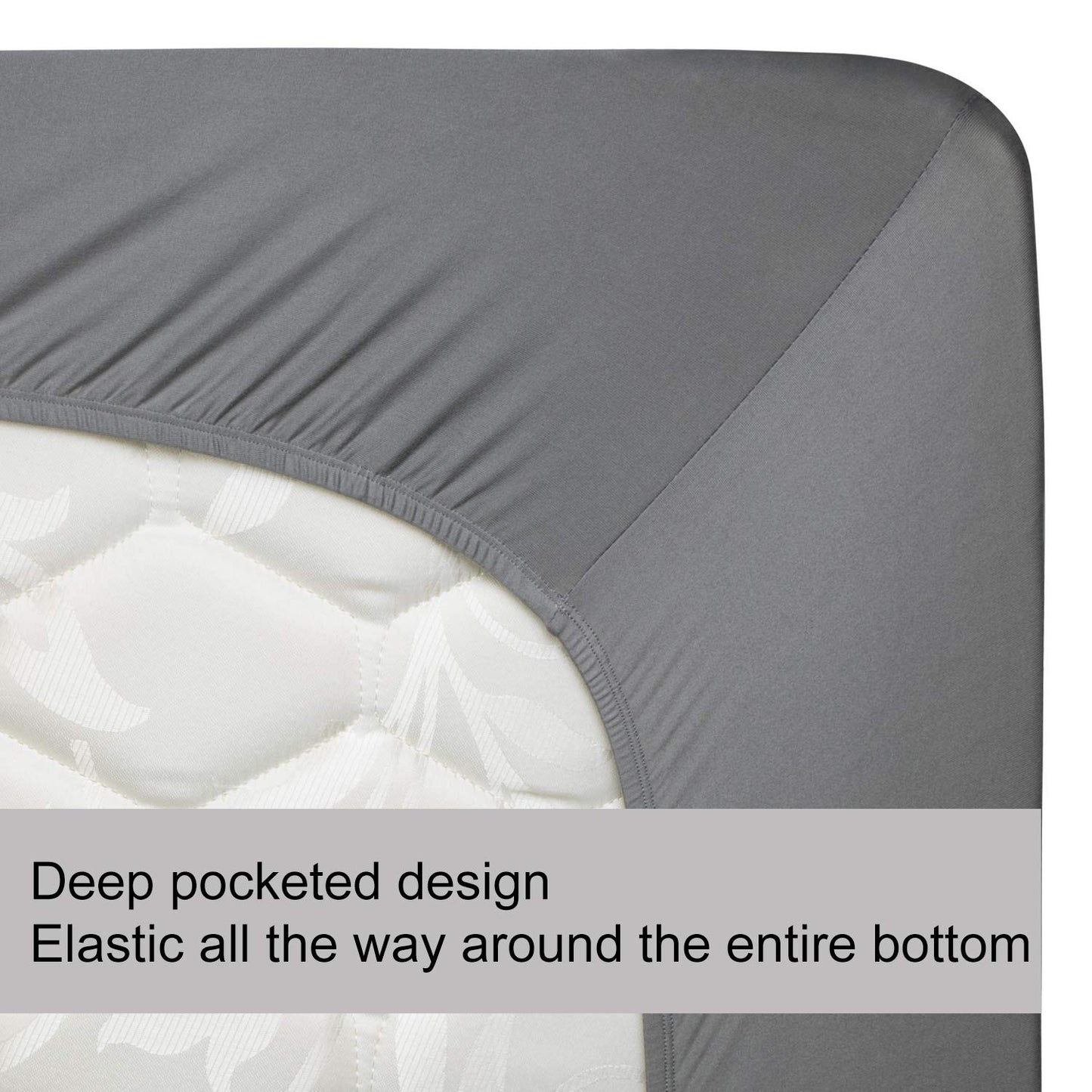 Barossa Design Soft Stretch Fitted Sheet