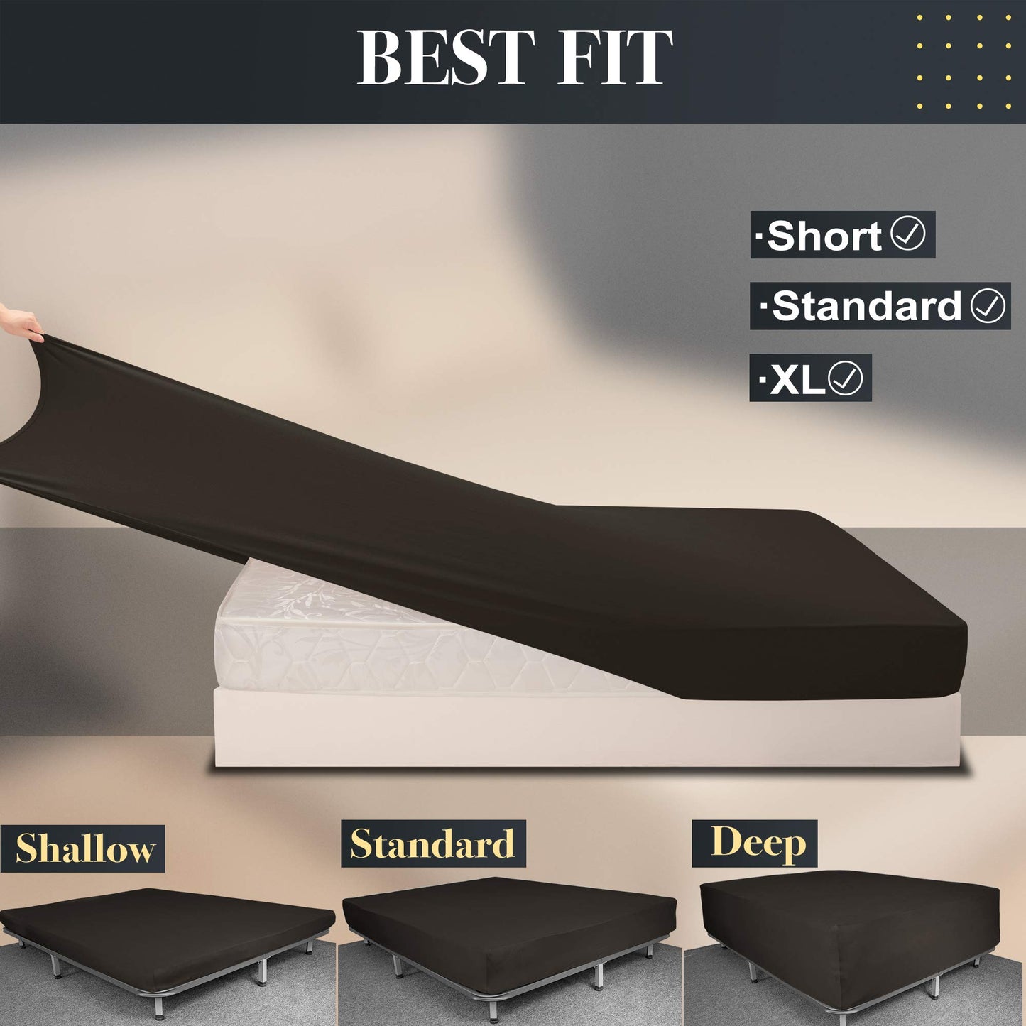 Barossa Design Soft Stretch Fitted Sheet