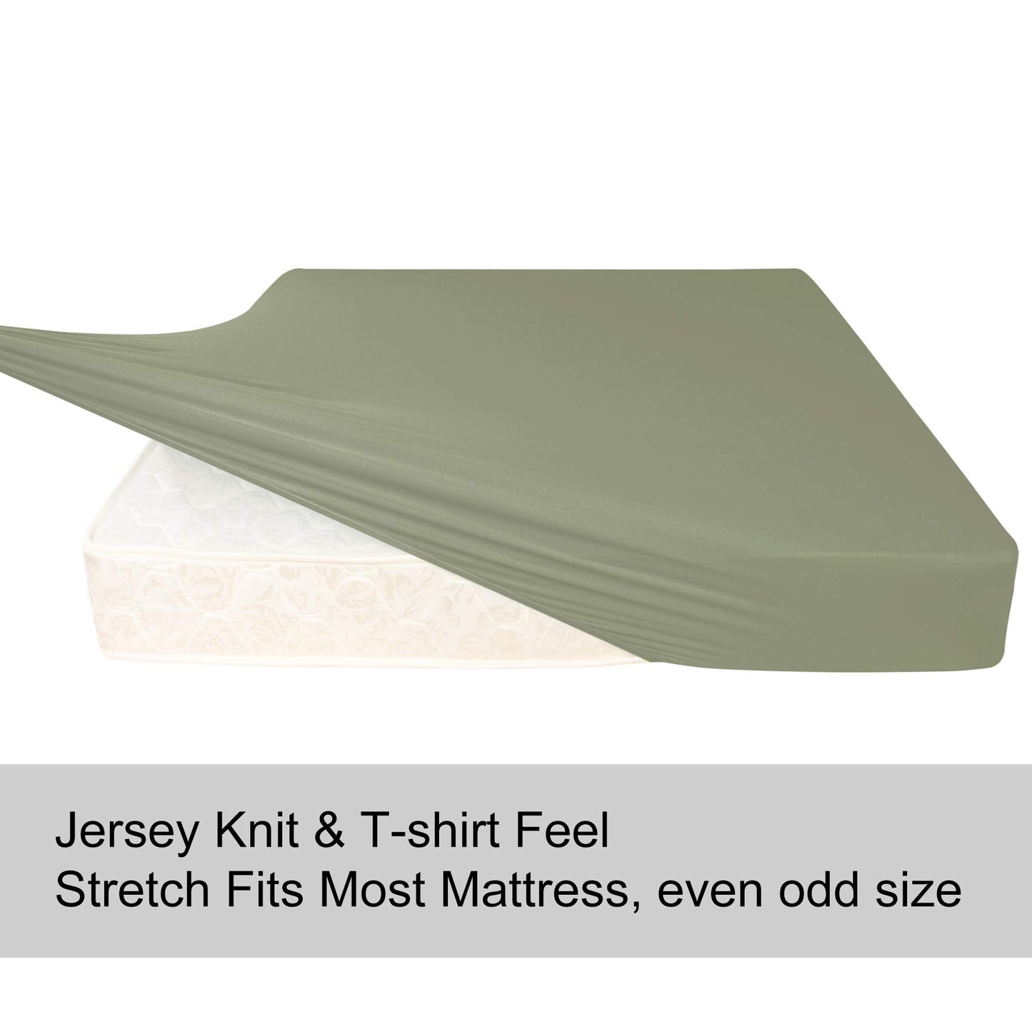 Barossa Design Soft Stretch Fitted Sheet
