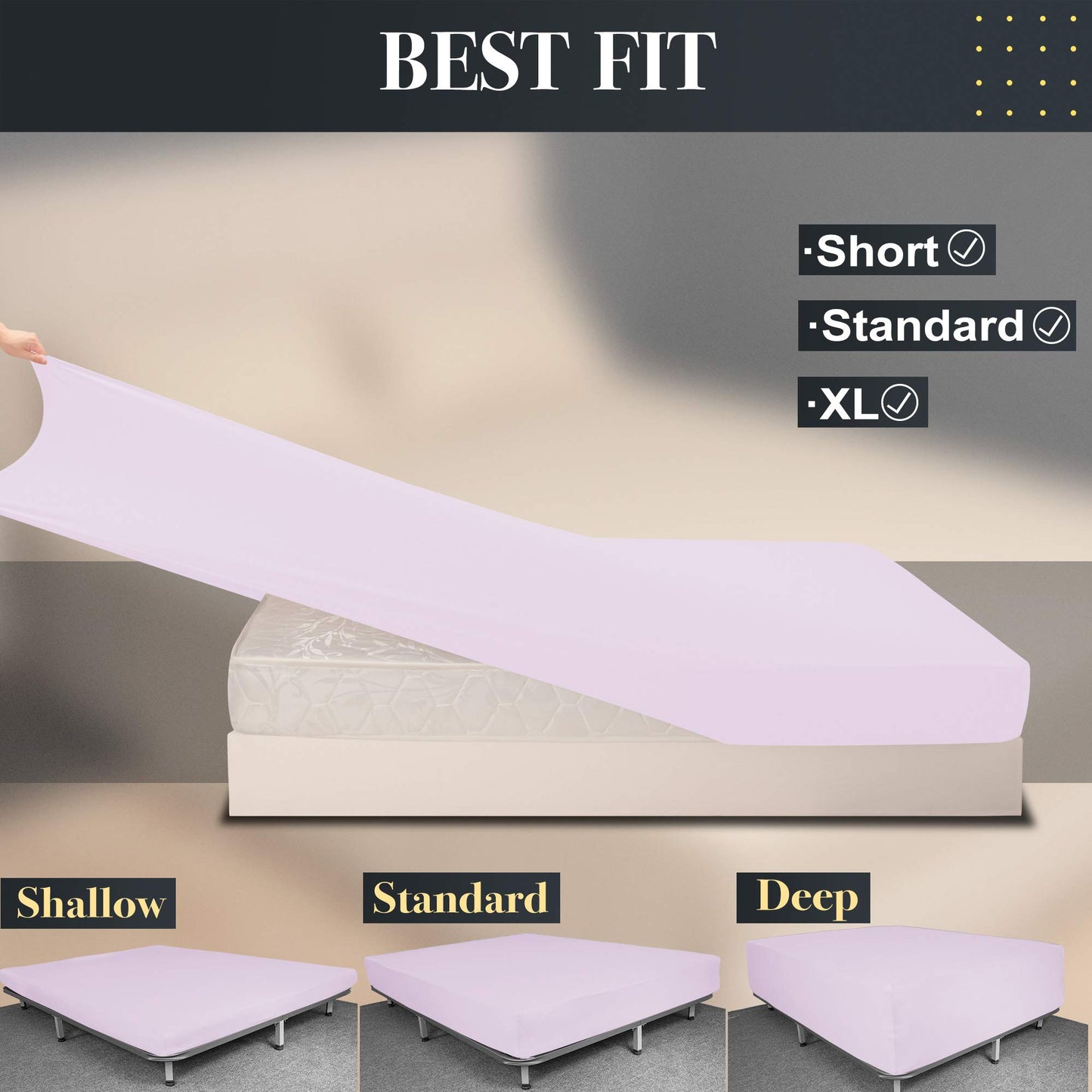 Barossa Design Soft Stretch Fitted Sheet