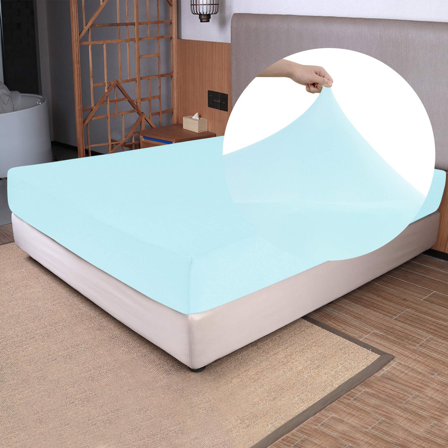 Barossa Design Soft Stretch Fitted Sheet