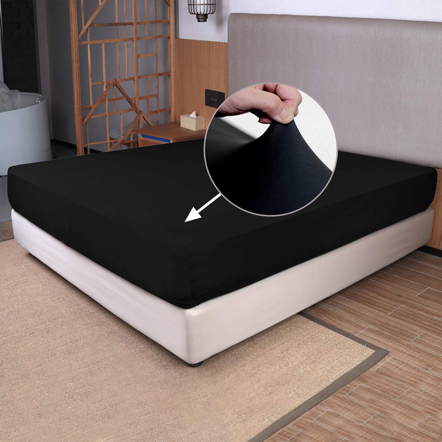 Barossa Design Soft Stretch Fitted Sheet