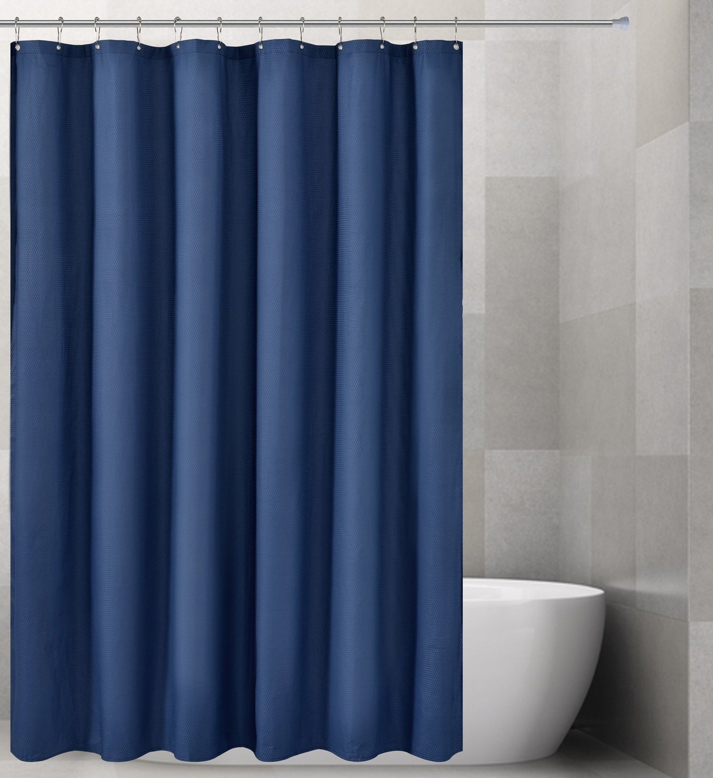 Barossa Design Waterproof Fabric Shower Curtain or Liner Microfiber