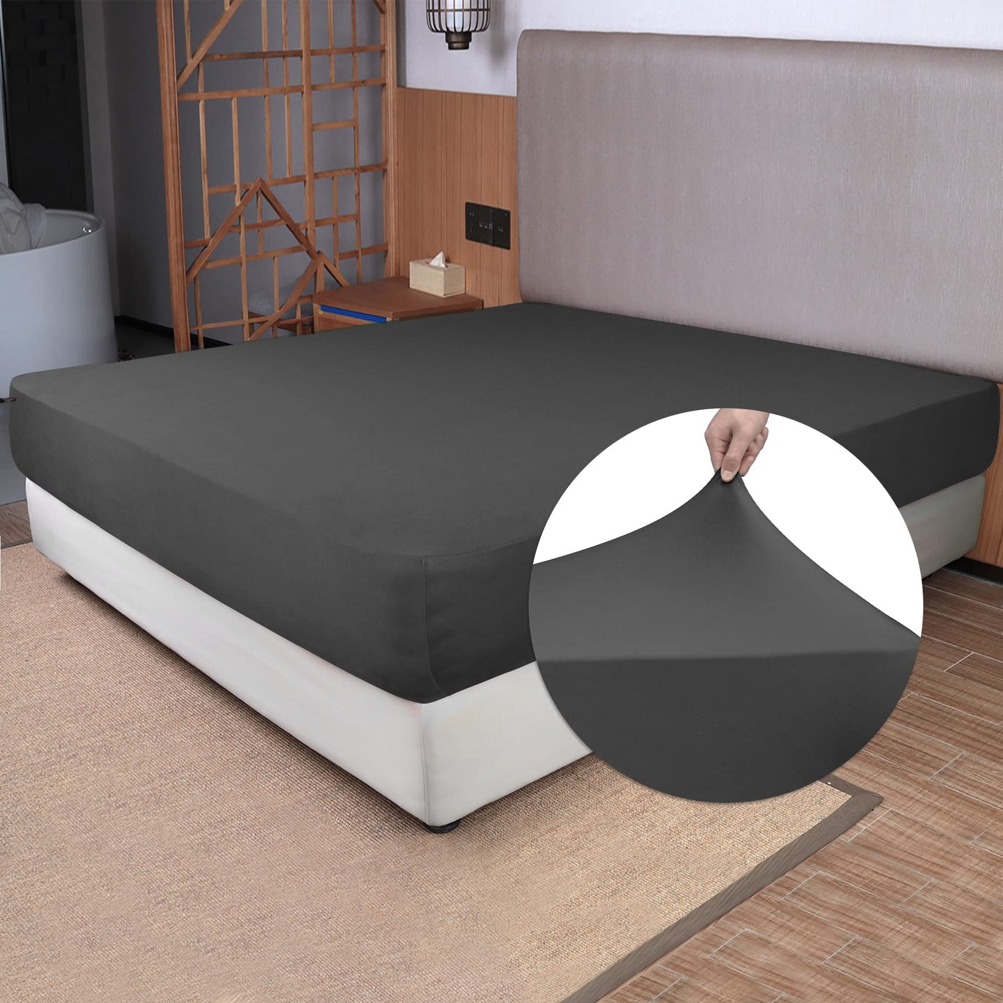 Barossa Design Soft Stretch Fitted Sheet