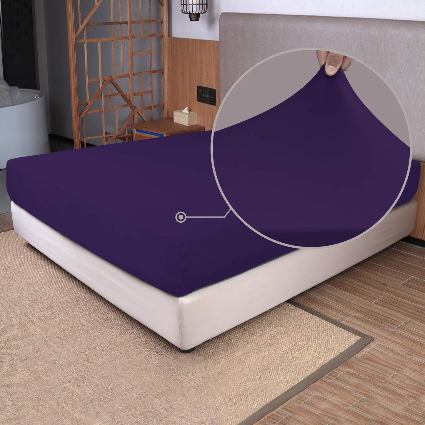 Barossa Design Soft Stretch Fitted Sheet