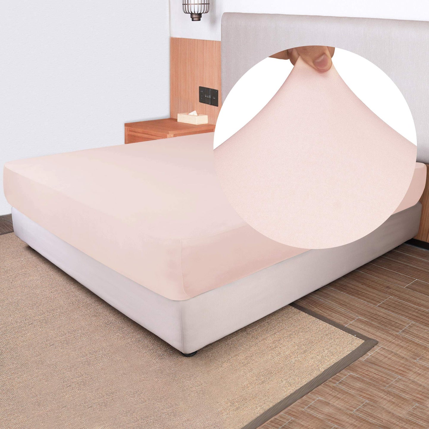 Barossa Design Soft Stretch Fitted Sheet