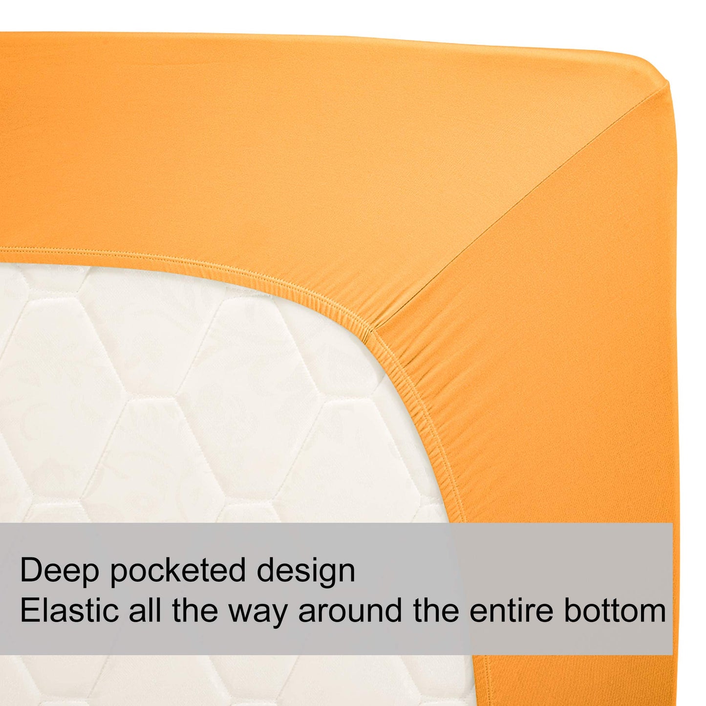 Barossa Design Soft Stretch Fitted Sheet