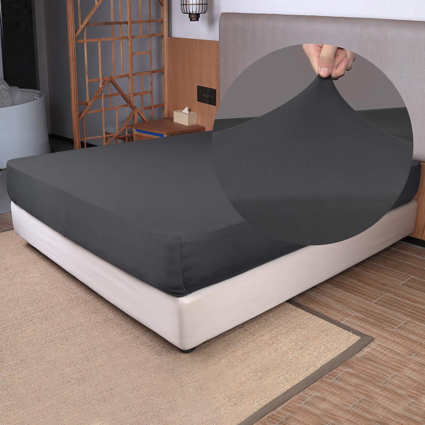 Barossa Design Soft Stretch Fitted Sheet