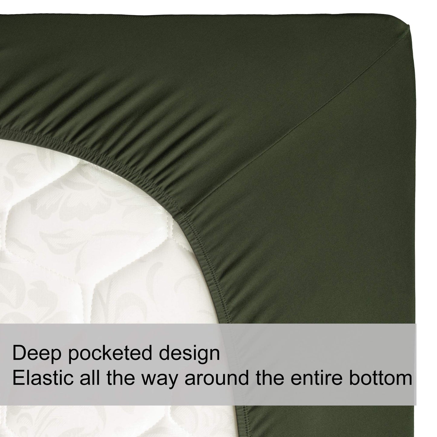 Barossa Design Soft Stretch Fitted Sheet