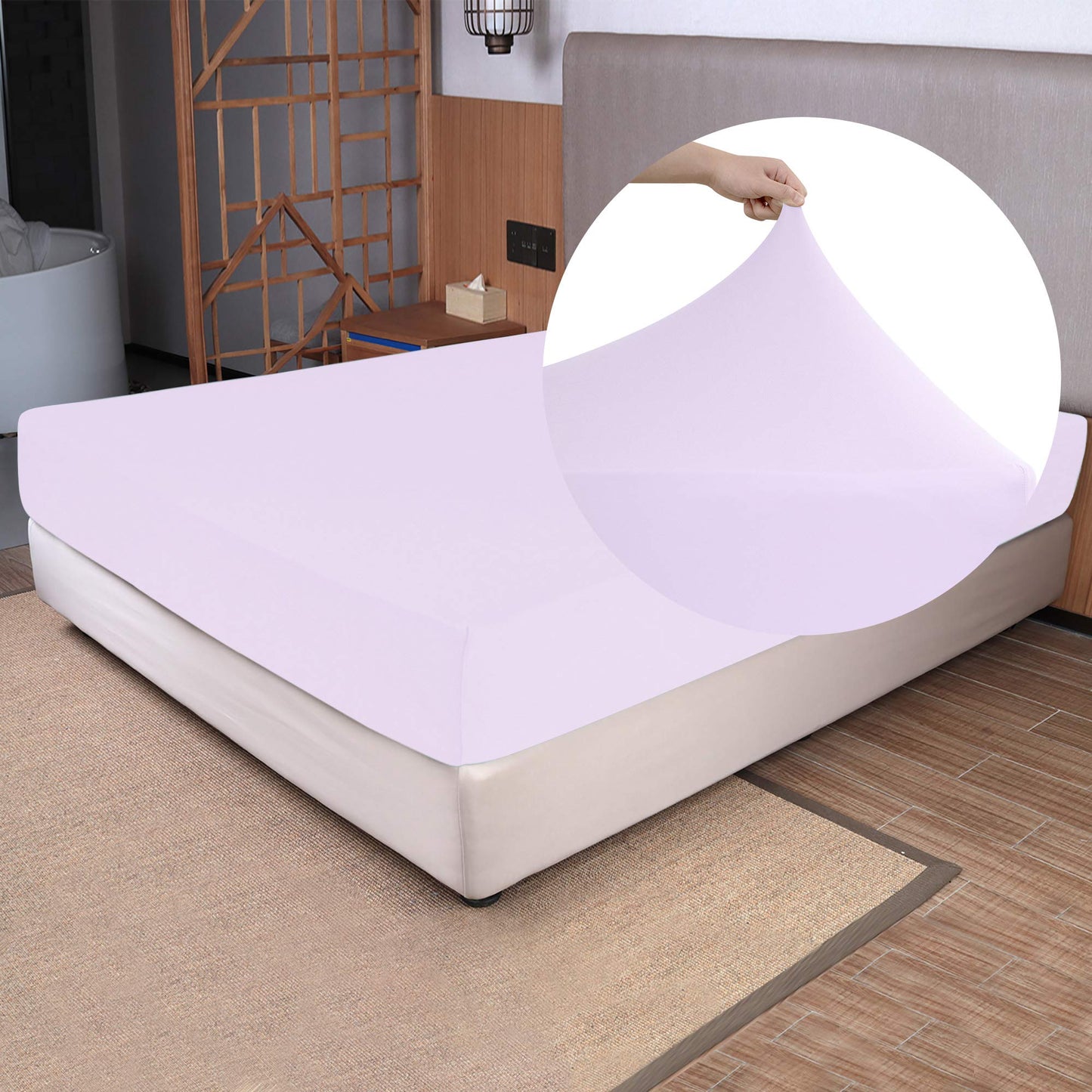 Barossa Design Soft Stretch Fitted Sheet
