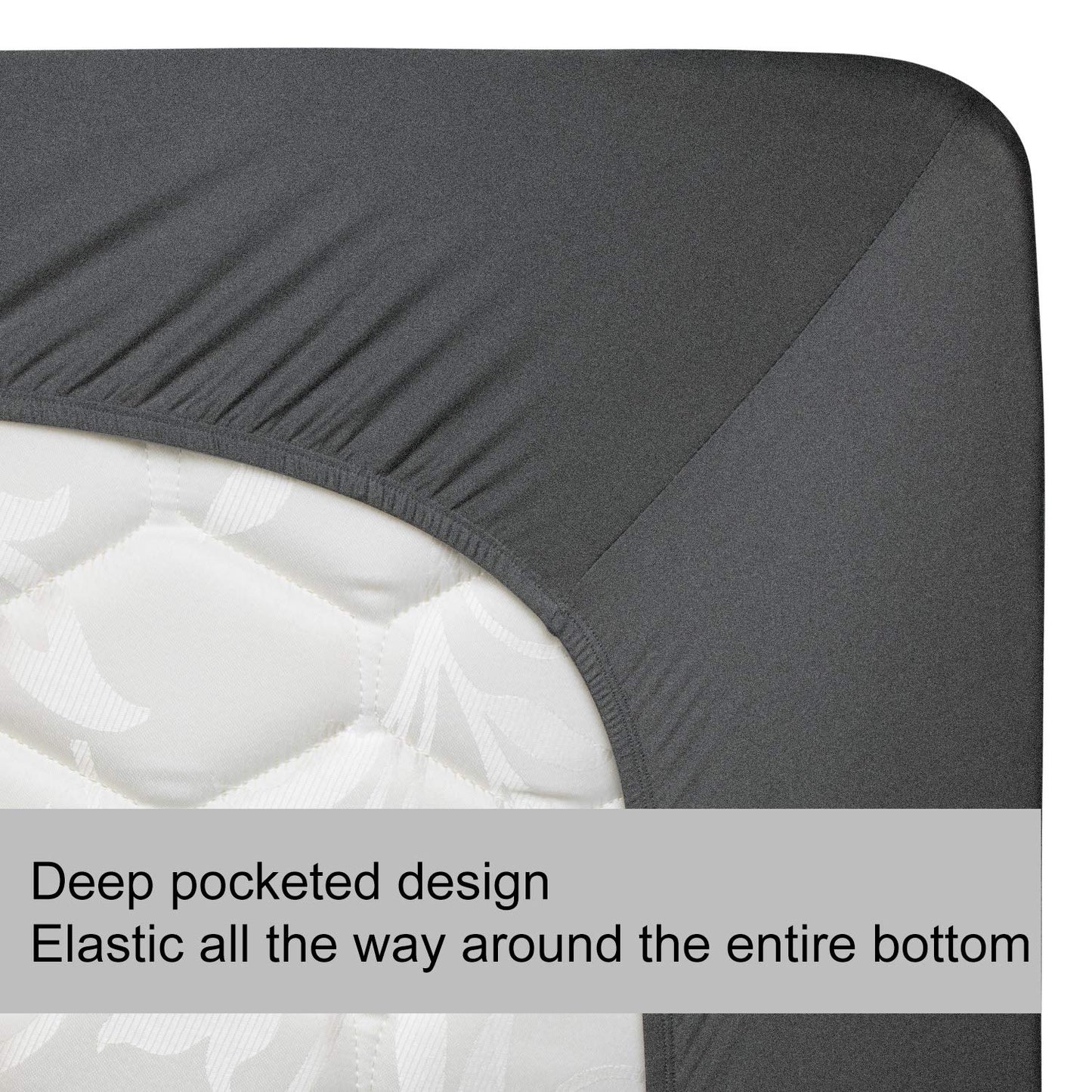 Barossa Design Soft Stretch Fitted Sheet
