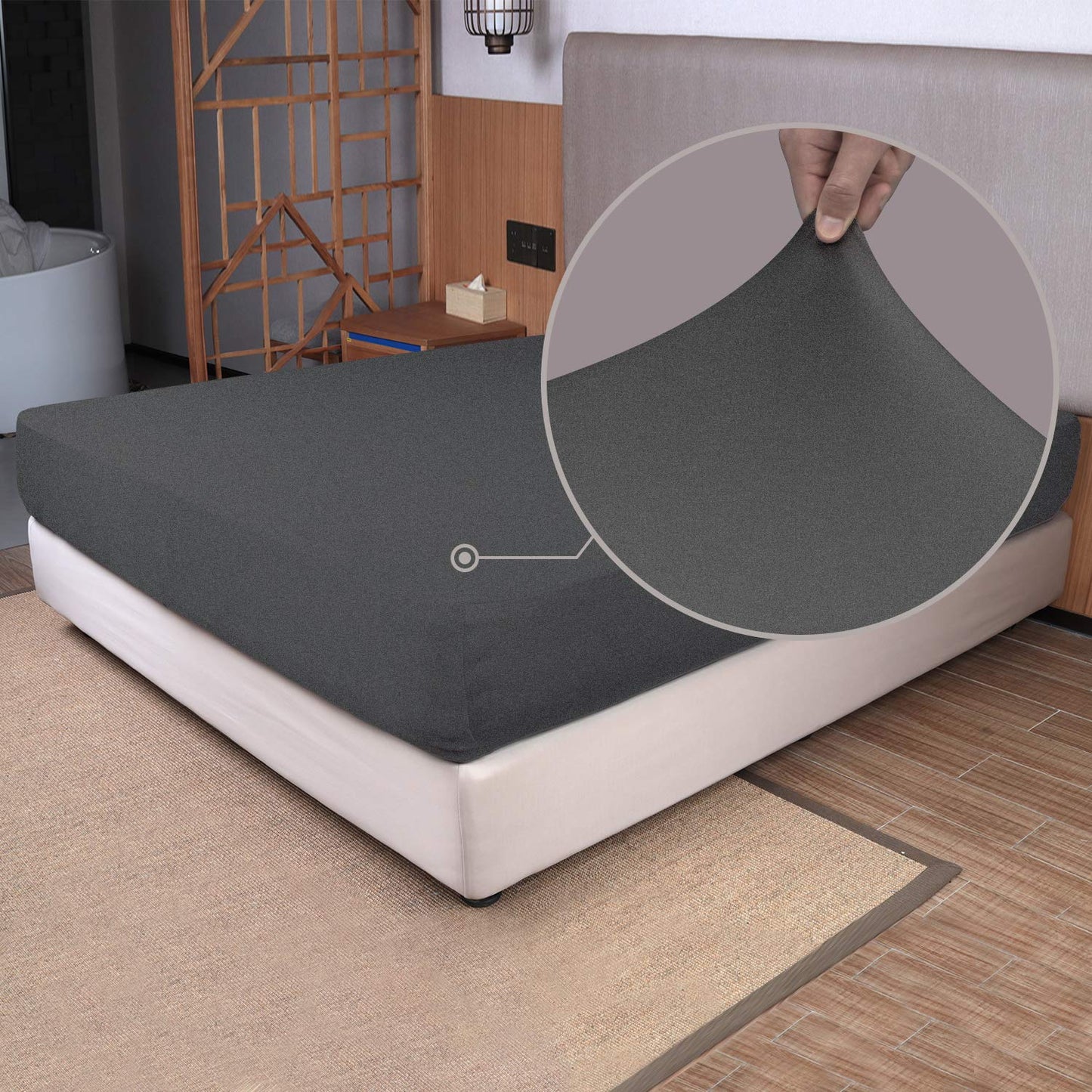 Barossa Design Soft Stretch Fitted Sheet