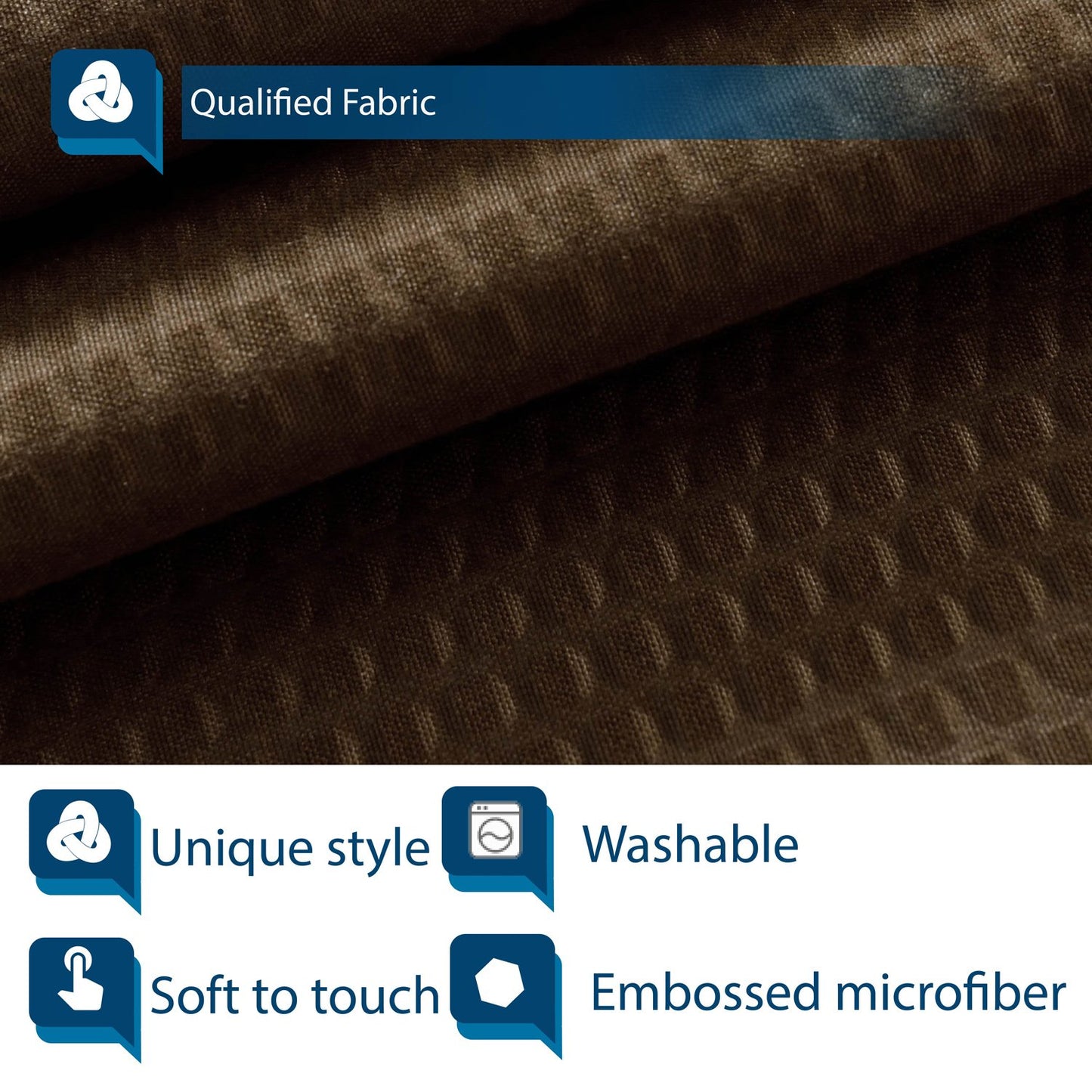 Barossa Design Waterproof Fabric Shower Curtain or Liner Microfiber