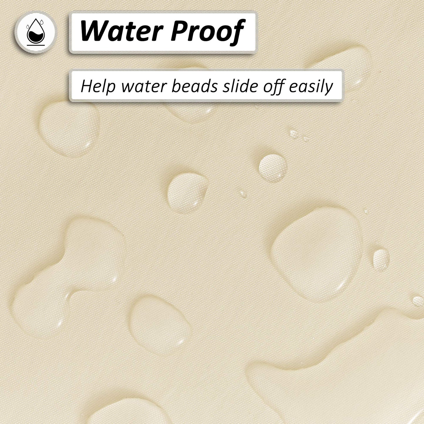 Barossa Design Water-Repellent Fabric Shower Curtain or Liner with 9 Handy Mesh Pockets