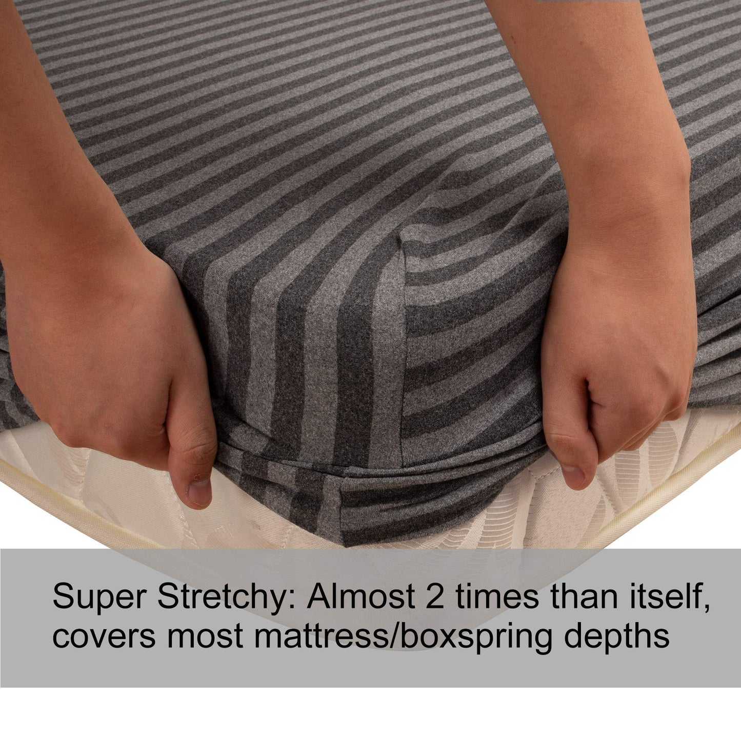 Barossa Design Soft Stretch Fitted Sheet