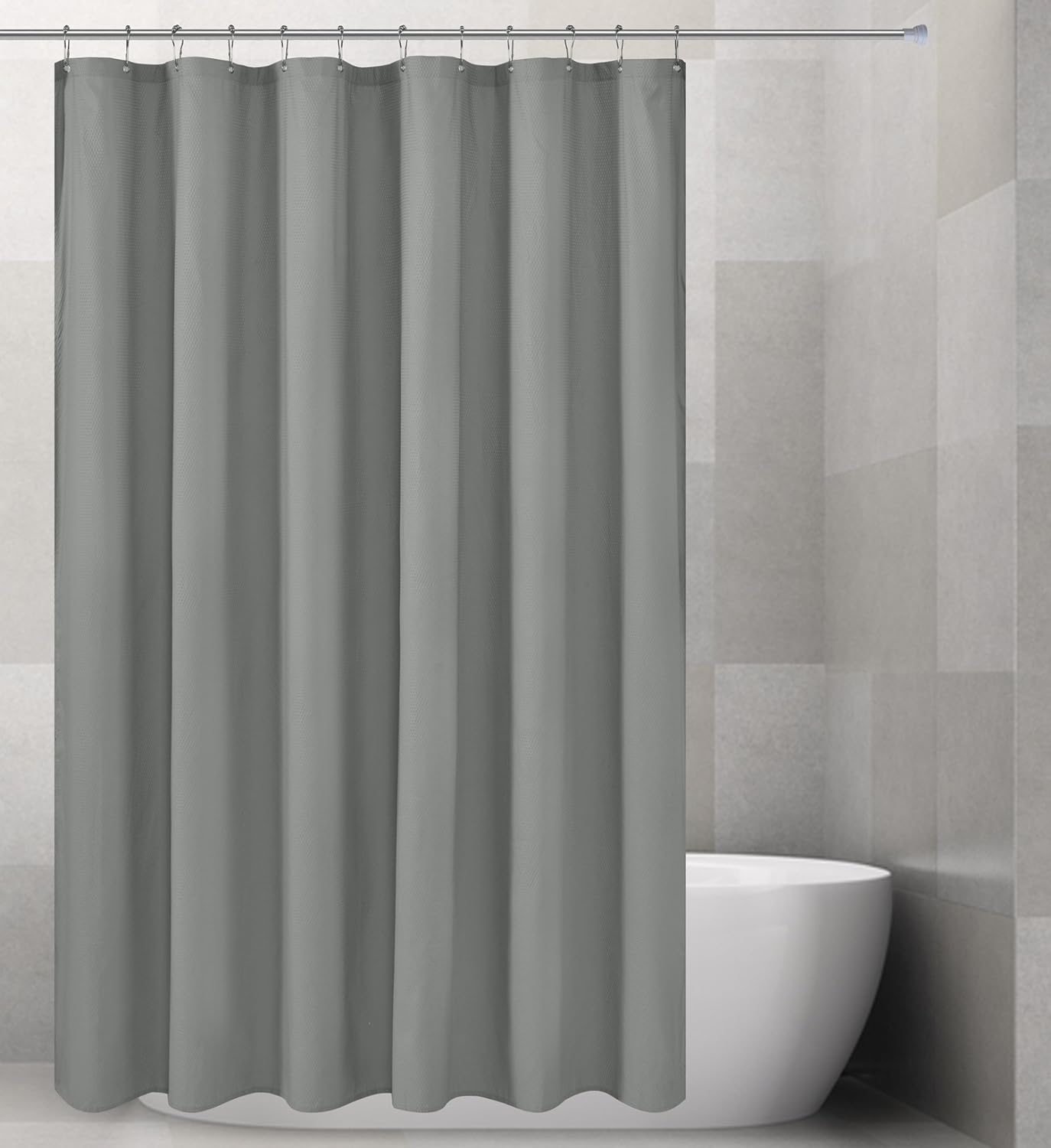 Barossa Design Hotel Quality Soft Fabric Shower Curtain Liner