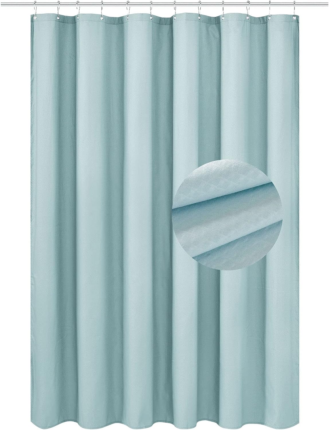 Barossa Design Hotel Quality Soft Fabric Shower Curtain Liner