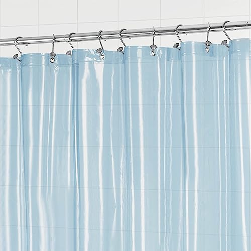 Barossa Design Premium PEVA Plastic Shower Liner with Rustproof Grommets
