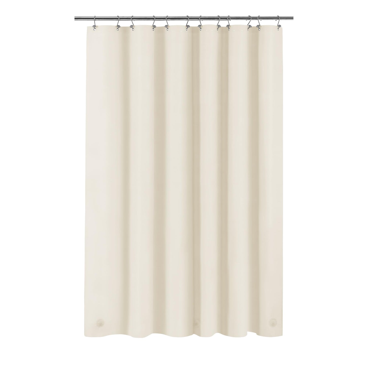 Barossa Design Premium PEVA Plastic Shower Liner with Rustproof Grommets