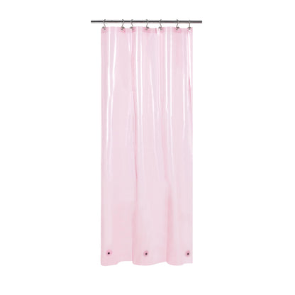 Barossa Design Premium PEVA Plastic Shower Liner with Rustproof Grommets