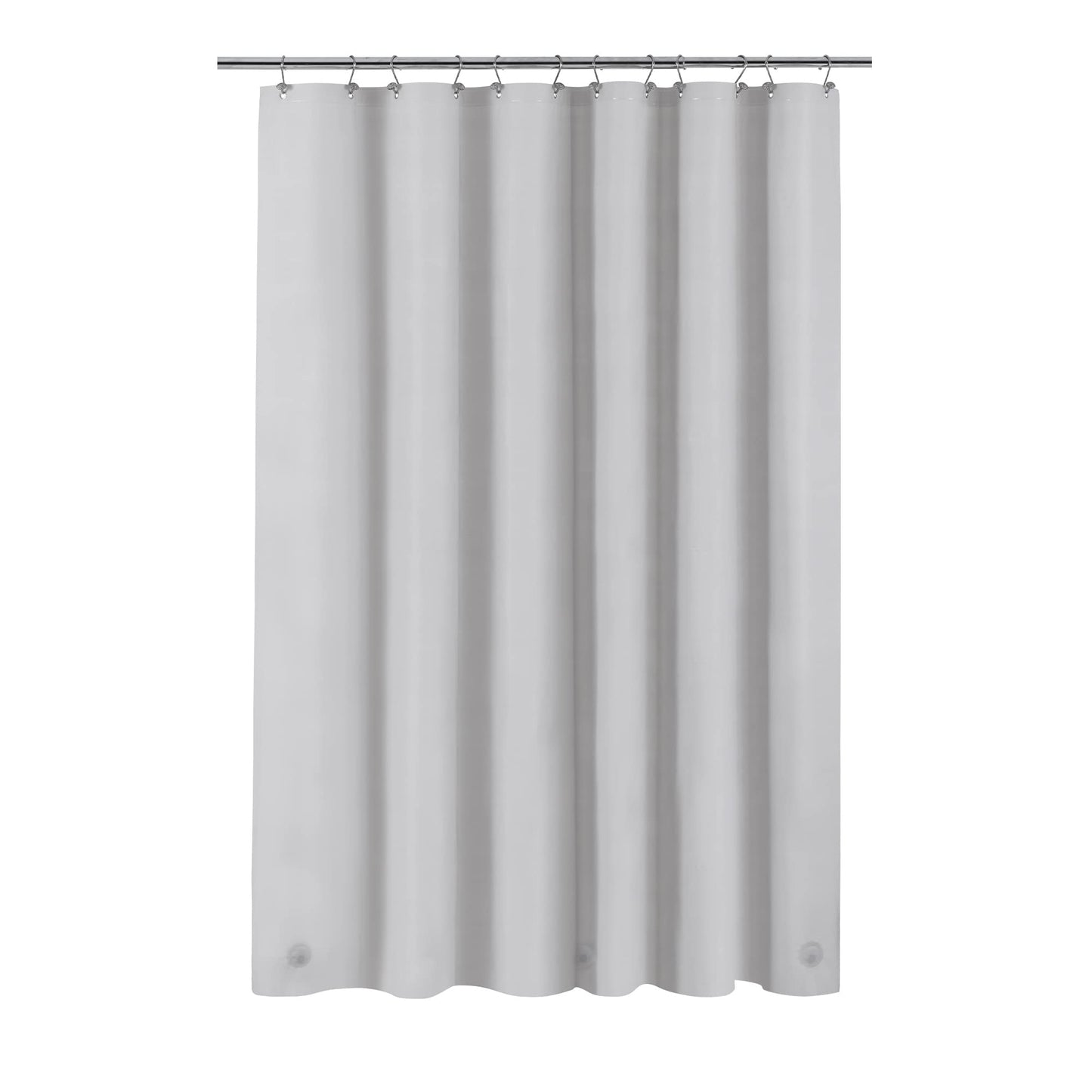 Barossa Design Premium PEVA Plastic Shower Liner with Rustproof Grommets