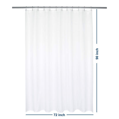 Barossa Design Waterproof Fabric Shower Curtain or Liner Microfiber