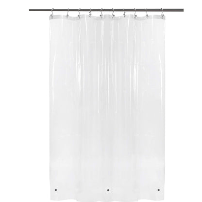 Barossa Design Premium PEVA Plastic Shower Liner with Rustproof Grommets