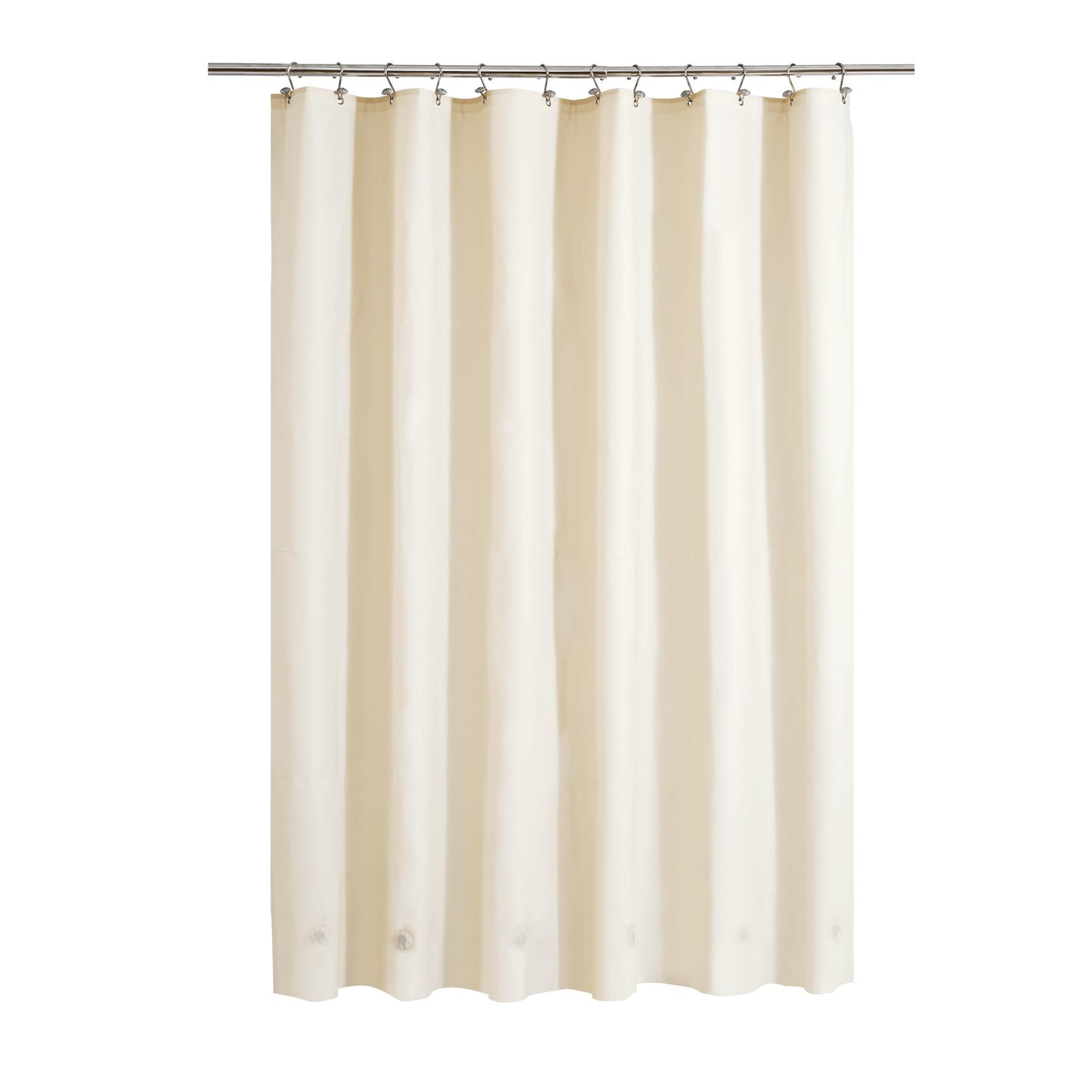 Barossa Design Premium PEVA Plastic Shower Liner with Rustproof Grommets