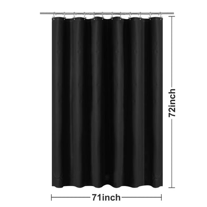 Barossa Design Premium PEVA Plastic Shower Liner with Rustproof Grommets