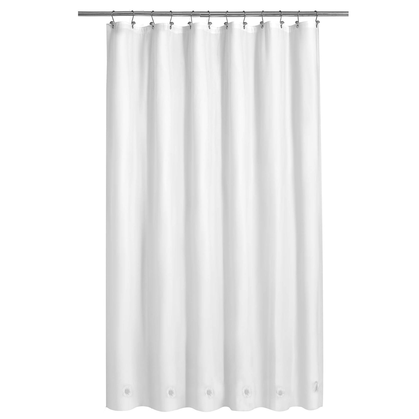 Barossa Design Premium PEVA Plastic Shower Liner with Rustproof Grommets