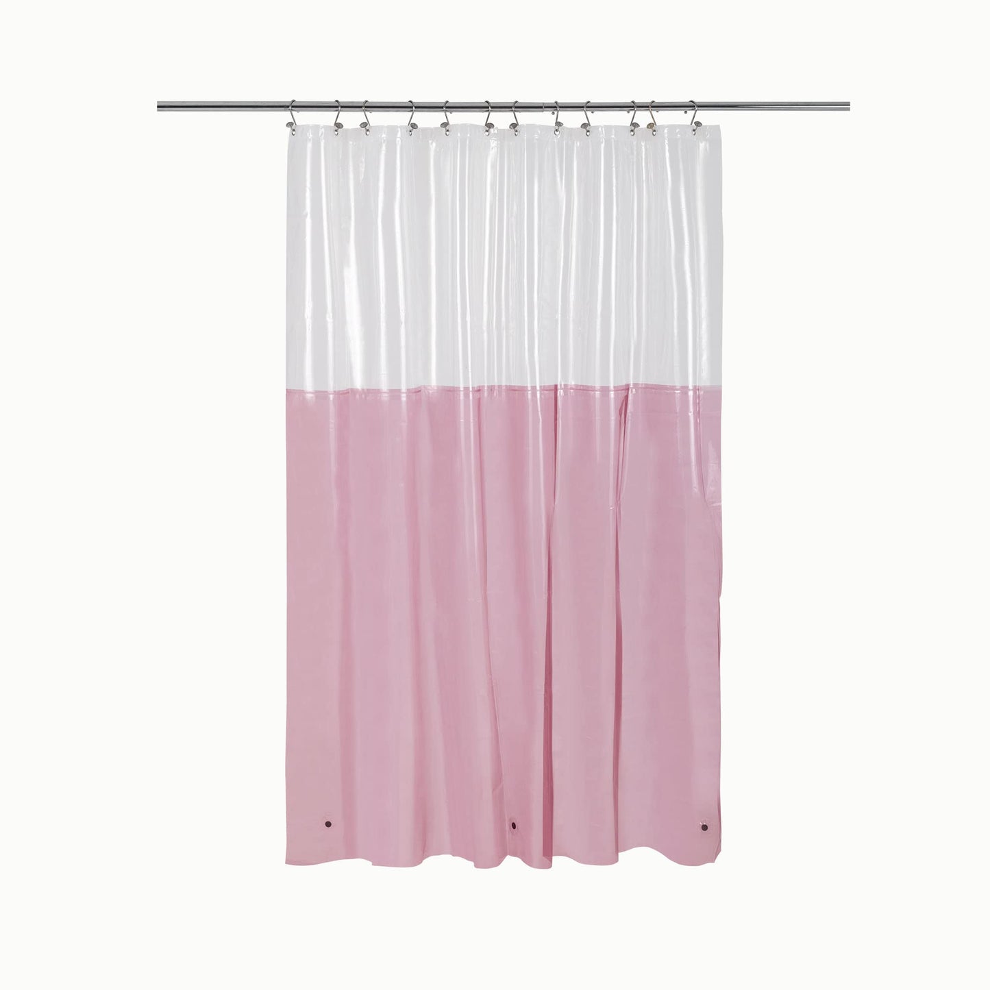 Barossa Design Premium PEVA Plastic Shower Liner with Rustproof Grommets