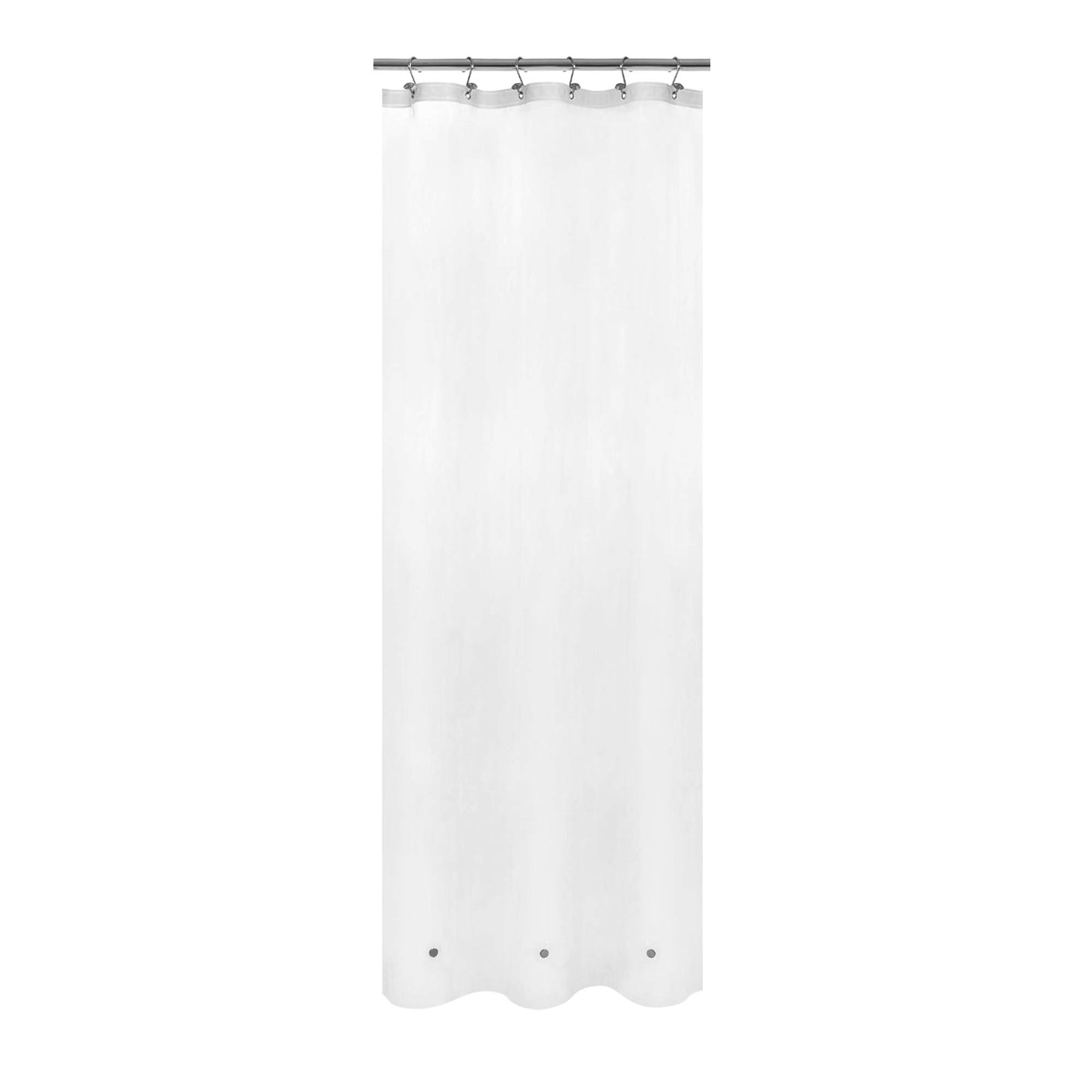 Barossa Design Premium PEVA Plastic Shower Liner with Rustproof Grommets