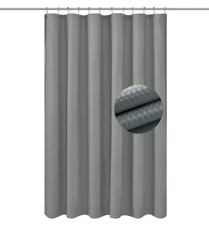 Barossa Design Waterproof Fabric Shower Curtain or Liner Microfiber